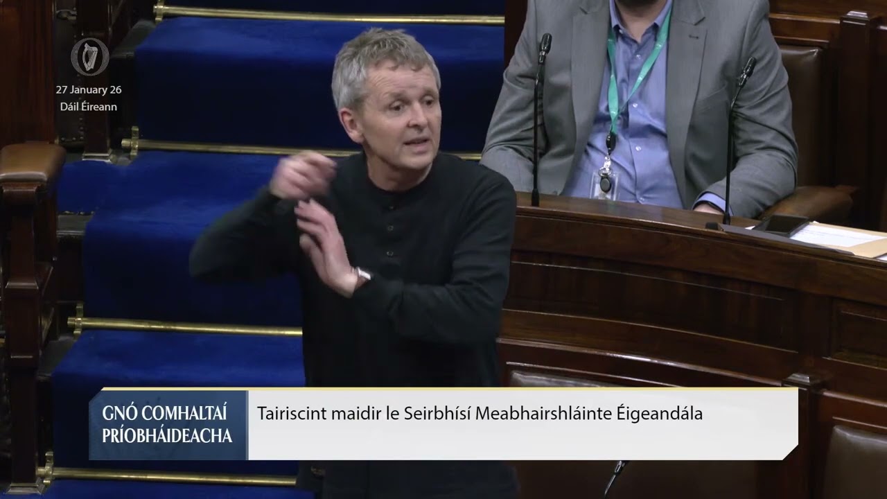 Deputy Richard Boyd Barrett- speech from 27 Jan 2026
