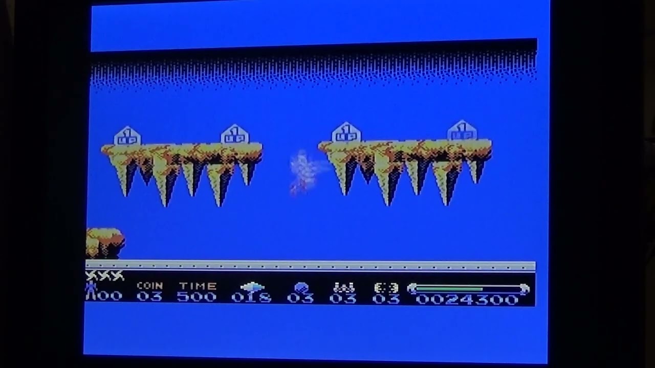 TURRICAN (su MSX1 ) Levels 1-1 & 1-2 Longplay