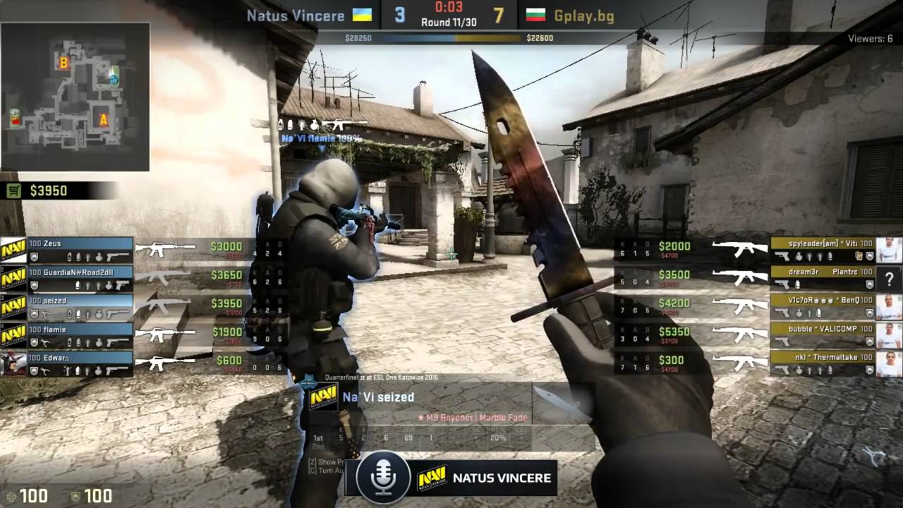 CS GO TEAMSPEAK NA'VI VS GPLAY map de_inferno
