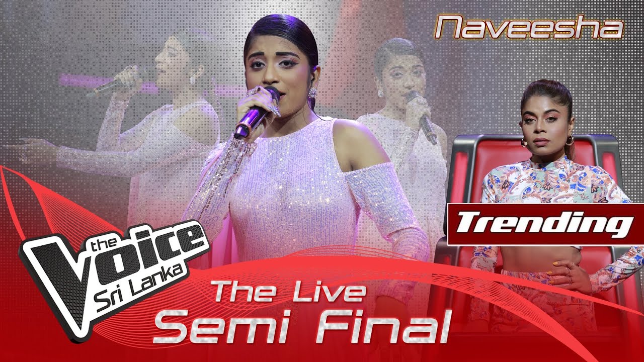 Naveesha | Oba Apple Malak Wage (ඔබ ඇපල් මලක් වාගේ) | The Live Semi Final | The Voice Sri Lanka
