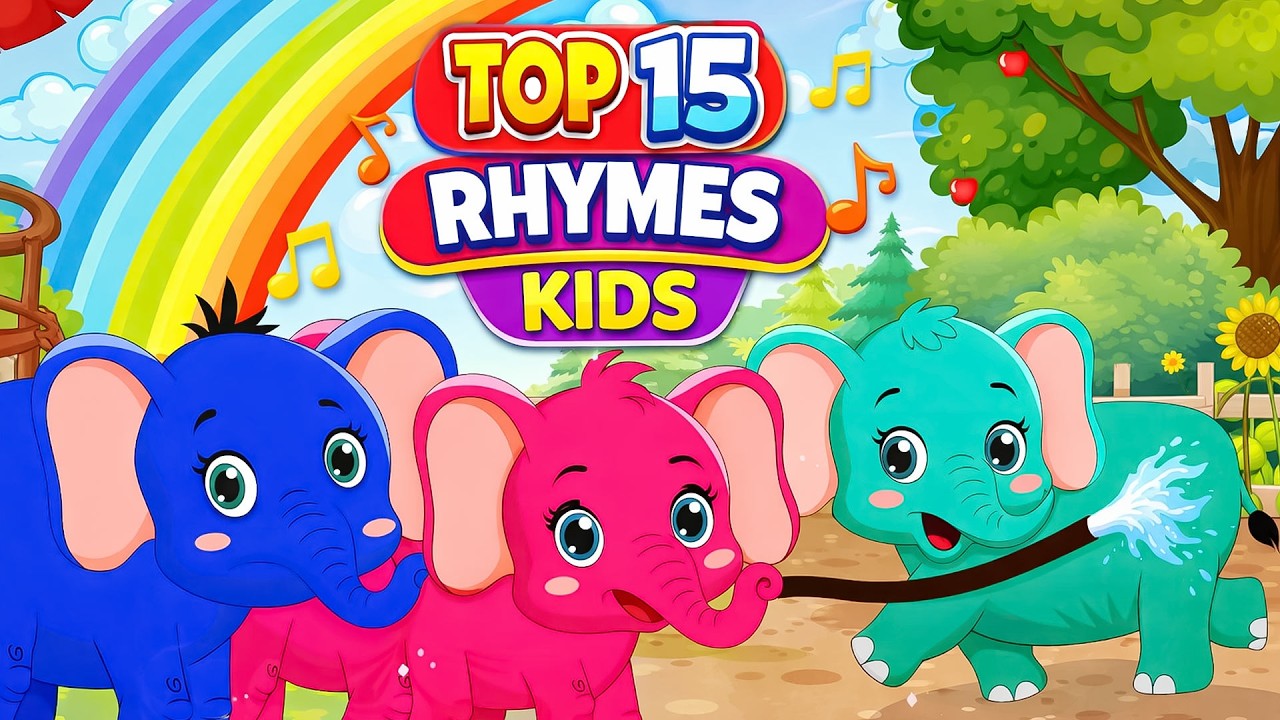 Top 15 Most Popular Nursery Rhymes | Kids Rhymes With Actions I Titli Udi Bus Me Chadhi #kidsvideo