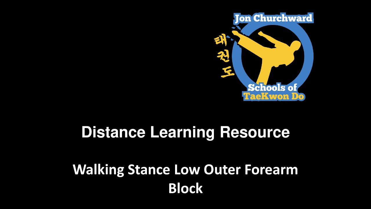Walking Stance Outer Forearm Low Block