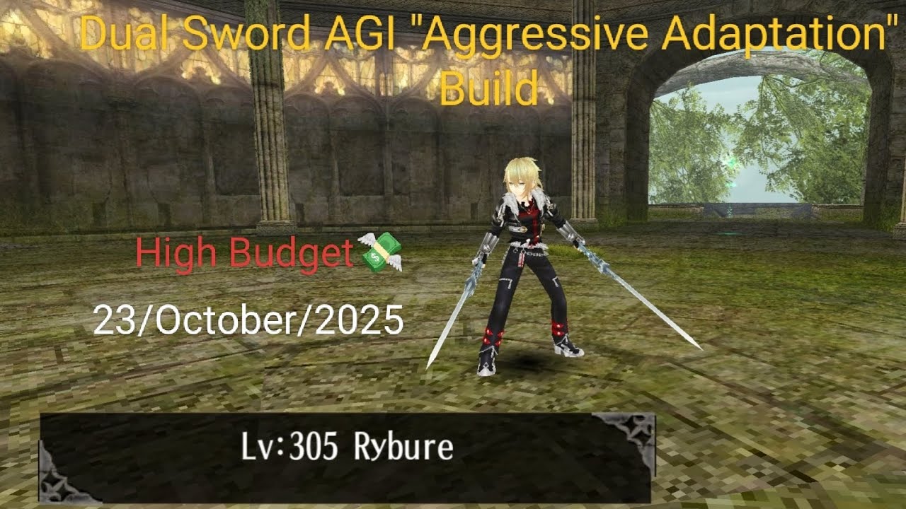 Toram Online: Dual Sword AGI Semi Tank Build Complete 