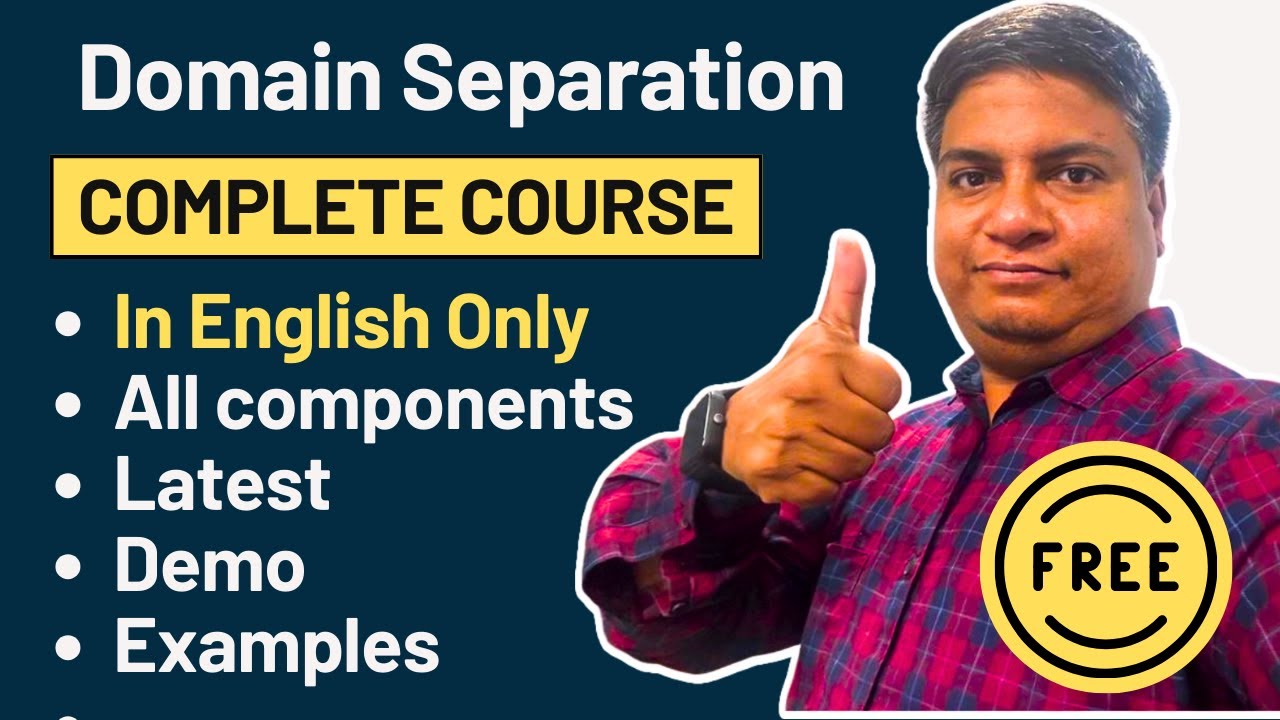 Domain Separation Complete Course In English | ServiceNow Free Course