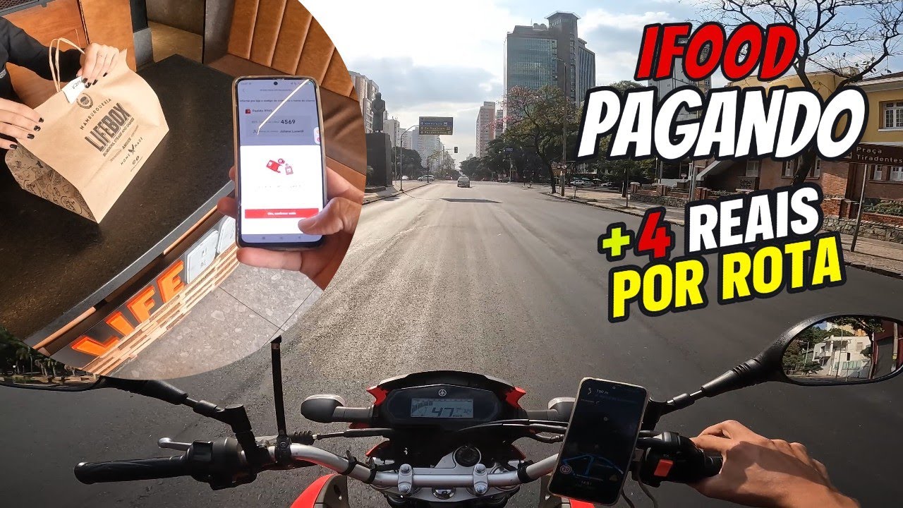 IFOOD ENTREGADOR BATENDO A META EM POUCAS HORAS DOMINGÃO