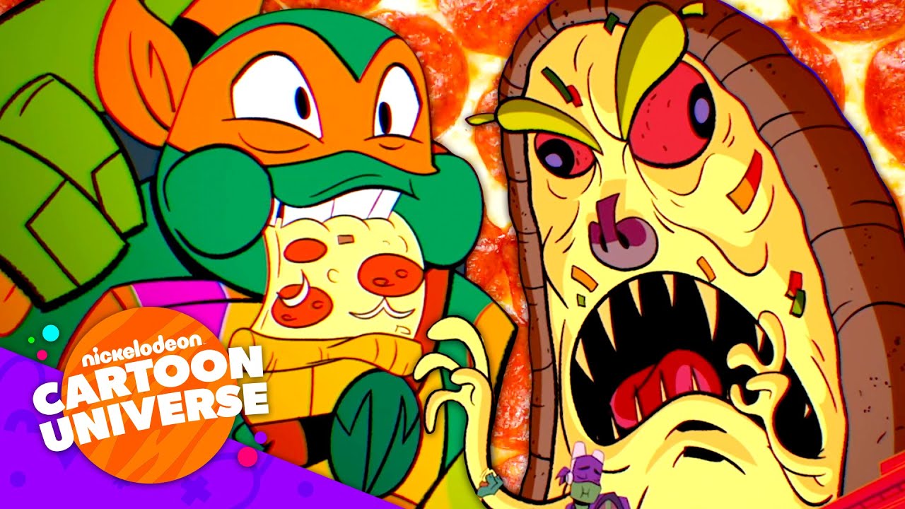 Rise of the TMNT: Best Pizza Moments! 🐢 | Nicktoons