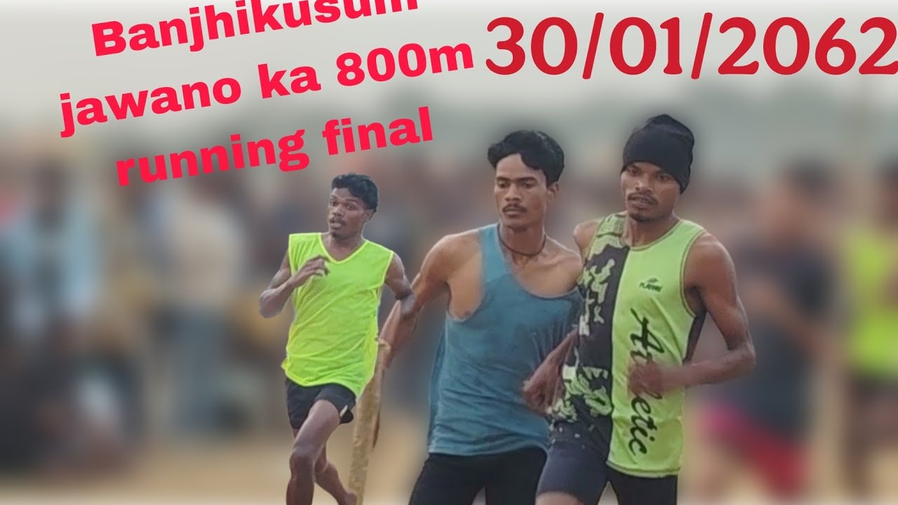Banjhikusum sports Jawano 800m running final, 30/01/2026