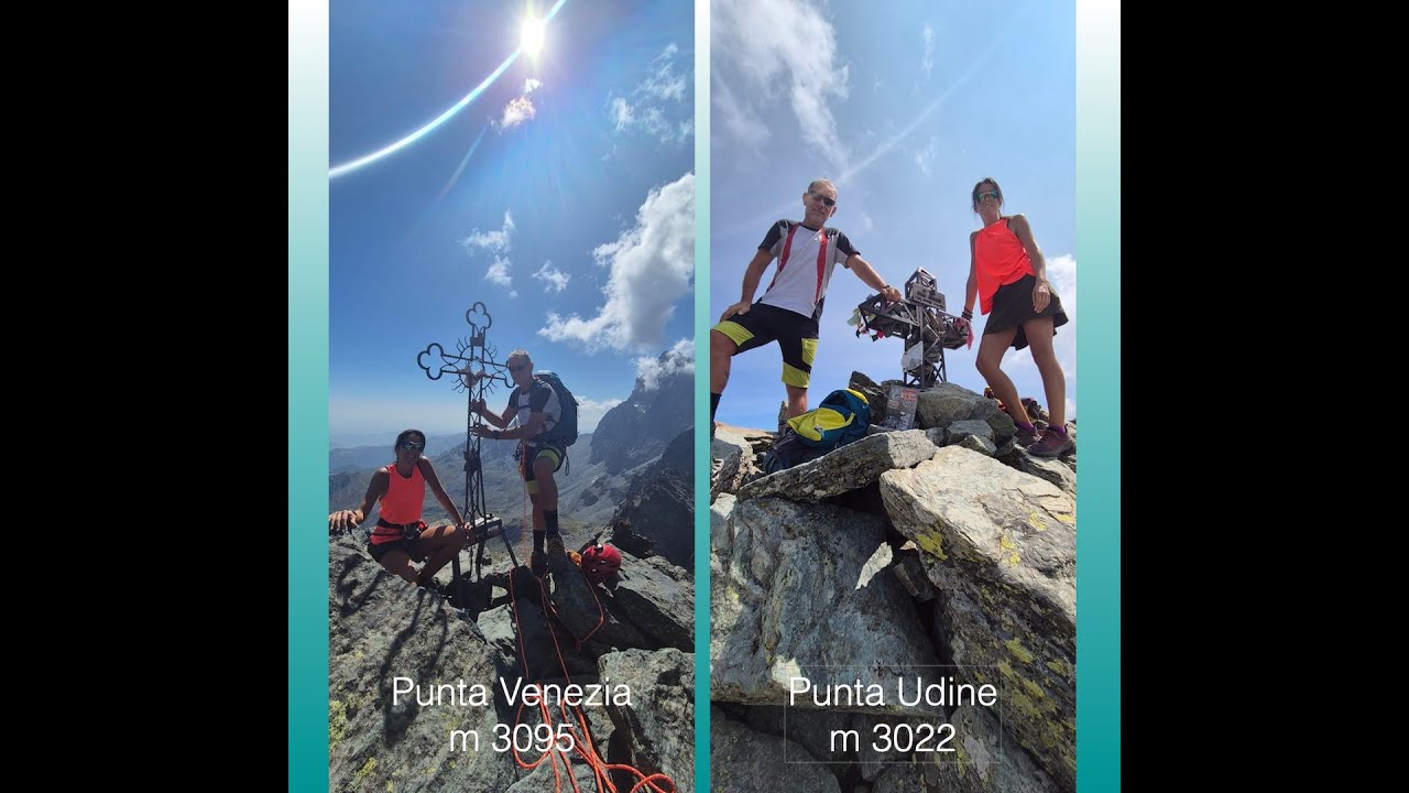 Punta Venezia (m 3095) e Punta Udine (m 3022)