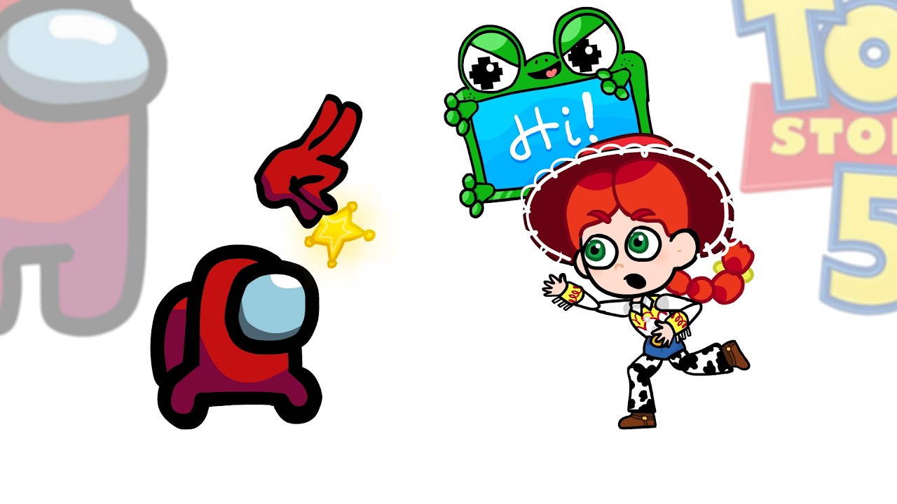 Mini Crewmate Kills Toy Story 5 Characters | Among Us