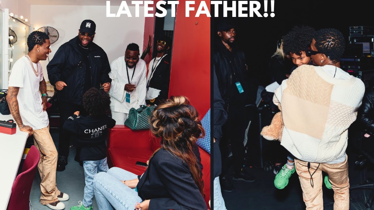 Wizkid party with his baby mama Jada p and the starboy crew after she gave birth