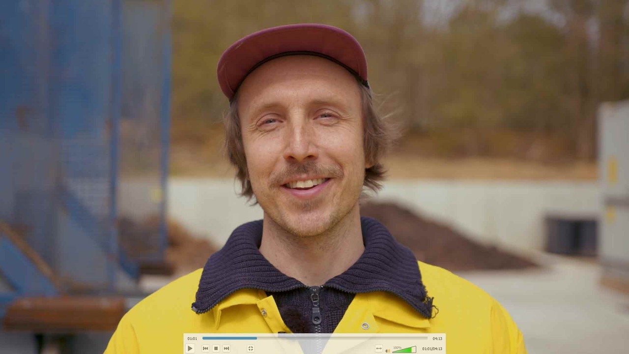 Hier wird aus Kot wieder Erde – Die Goldeimer-Recyclinganlage hinter den Festival-Trockentoiletten.