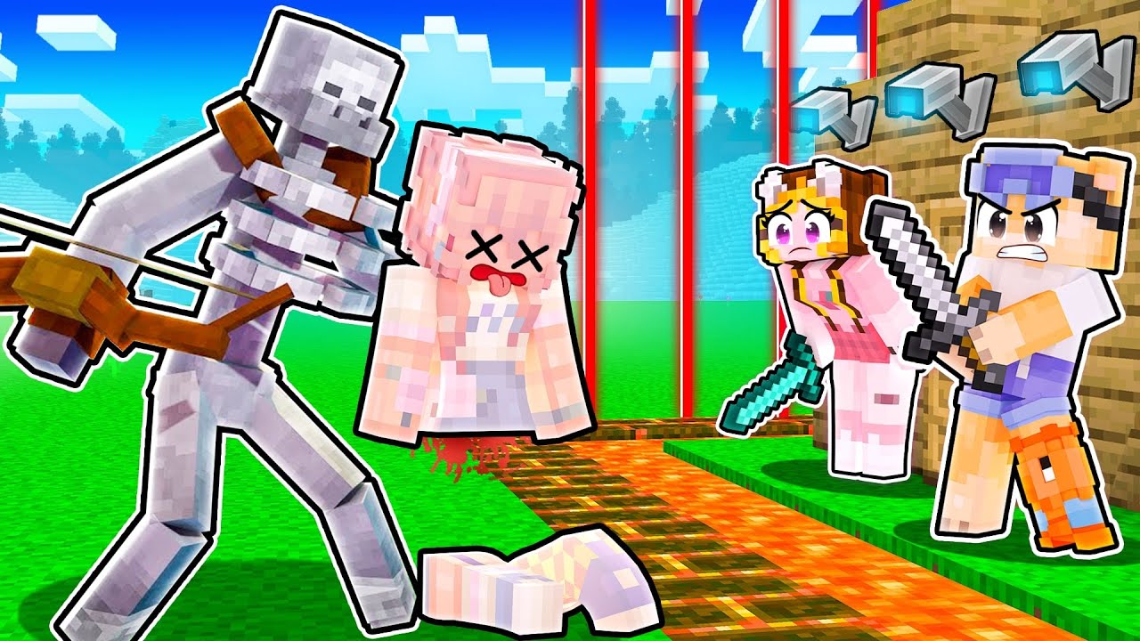 SCHELETI MUTANTI vs BAZA SECURIZATA in Minecraft!