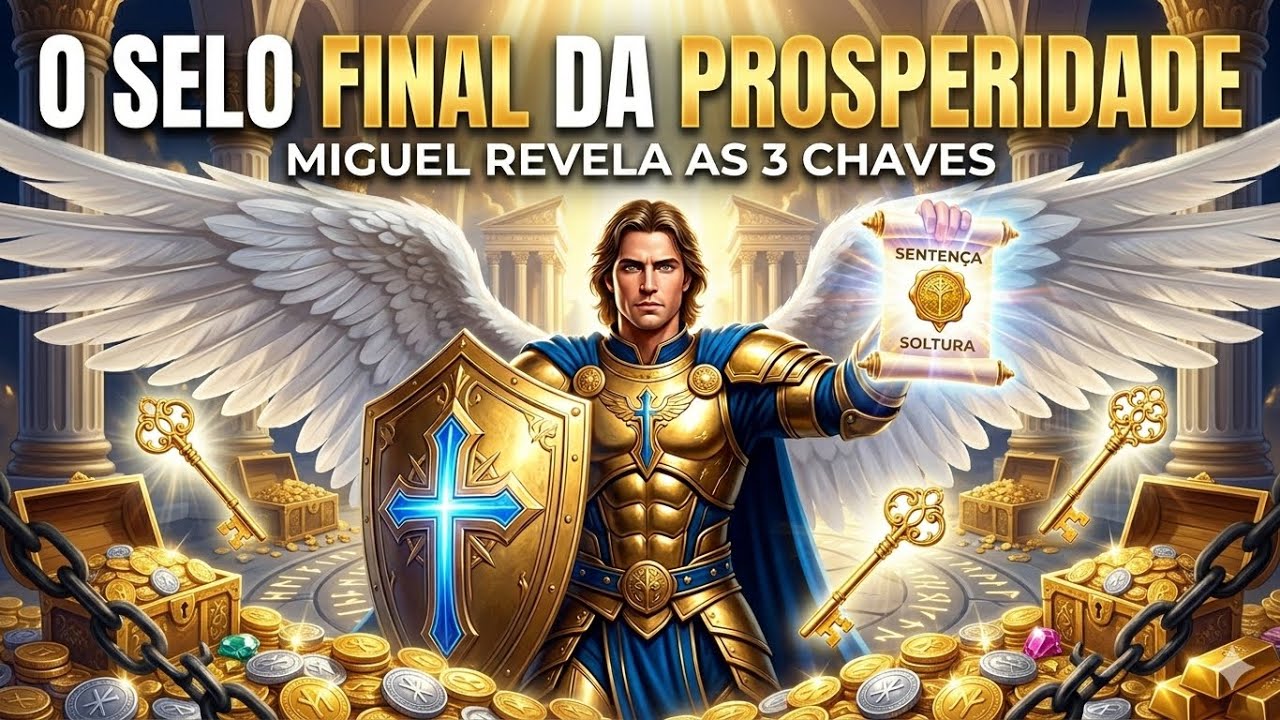 🔑💰 O TEMPO DE ESCASSEZ ACABOU, O DECRETO DA PROSPERIDADE QUE VAI MUDAR SUA VIDA, POR ARCANJO MIGUEL