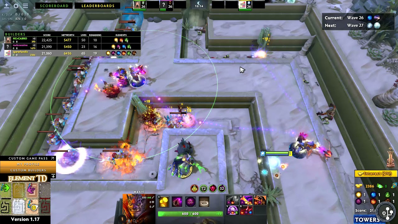Element TD 400 Frogs Kill Dota 2 2021