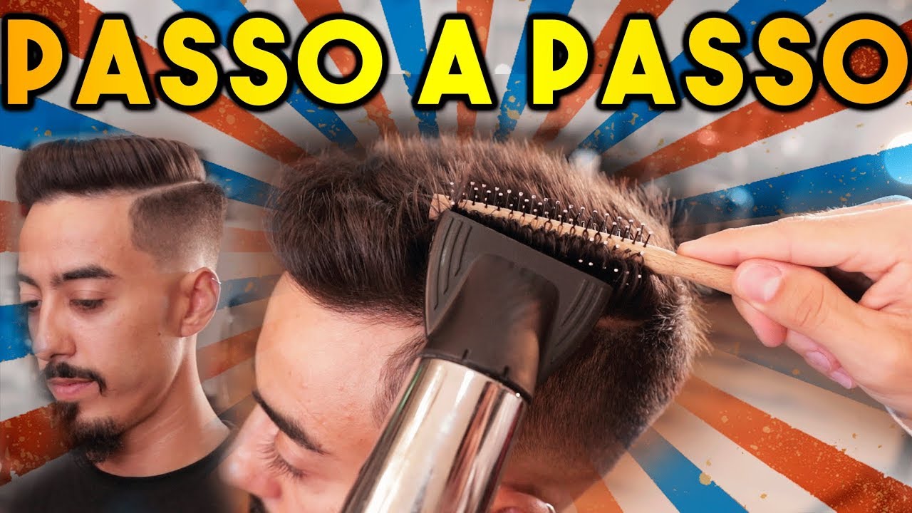 COMO ESCOVAR O CABELO MASCULINO - FINALIZAÇÃO 4/6