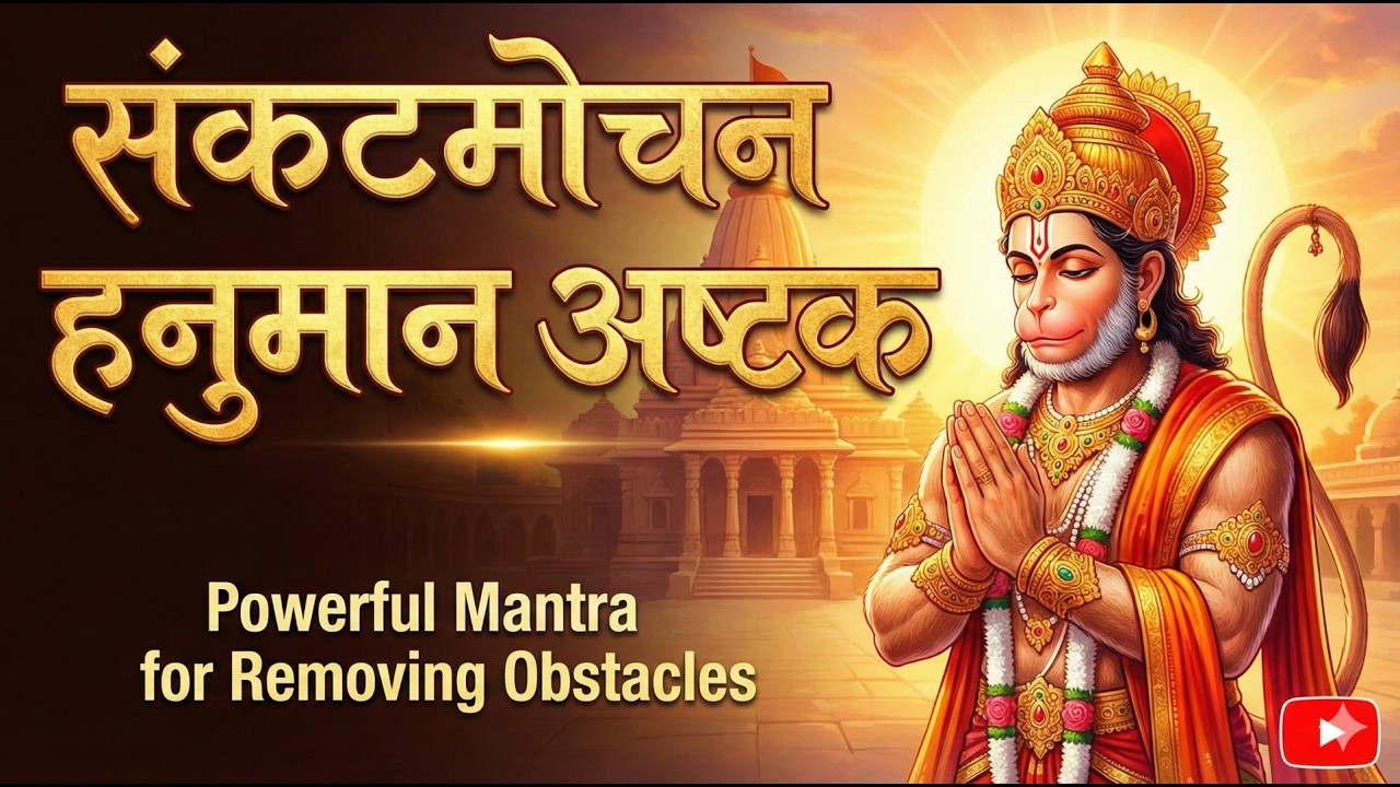 संकटमोचन हनुमान अष्टक | भावपूर्ण पाठ | भक्ति से भरपूर वॉइस-ओवर