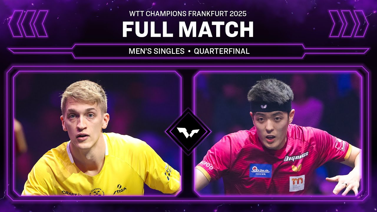 FULL MATCH | Anton Kallberg vs Dang Qiu | MS QF | #WTTFrankfurt 2025