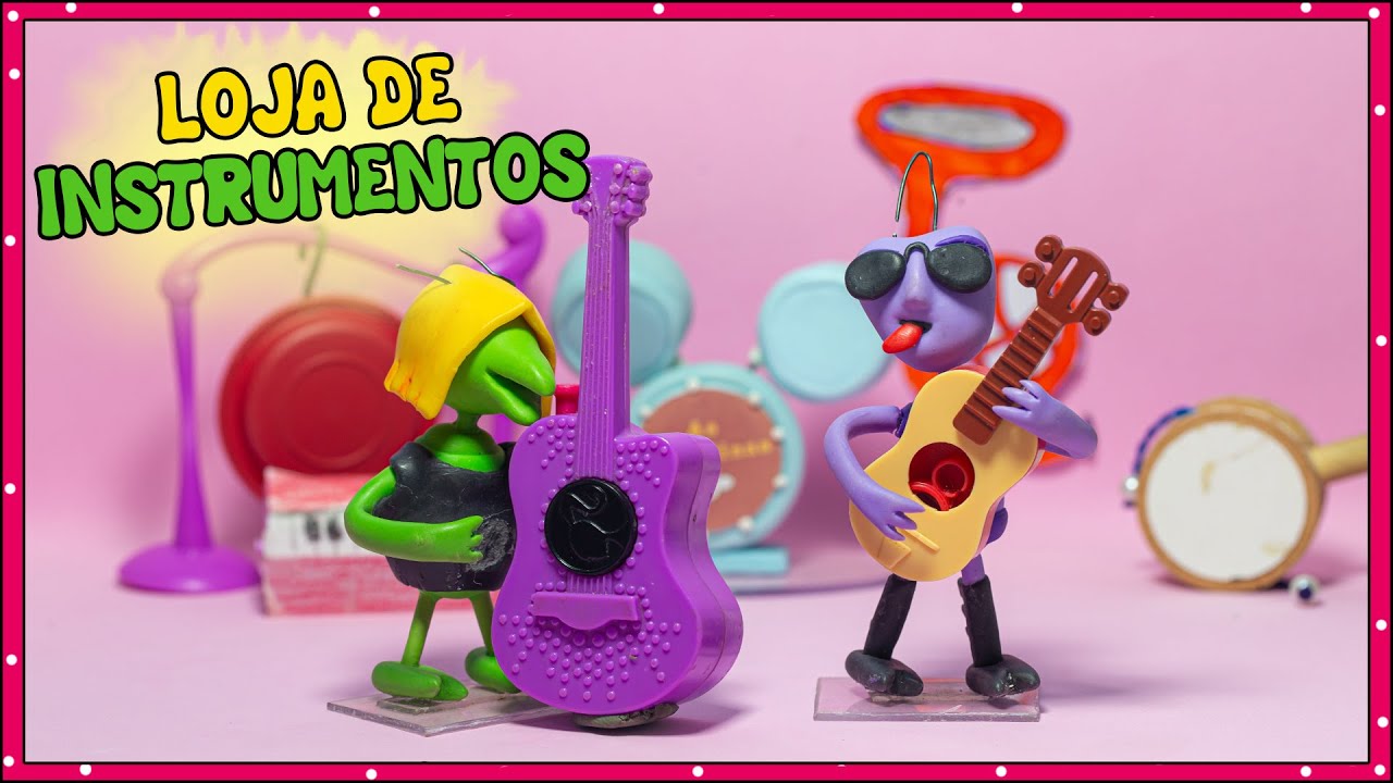 Galinha Pintadinha - Historinha - As Naftalinas - Loja de Instrumentos