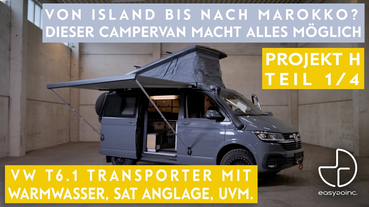 Der ideale Campervan für jedes Reiseziel! VW T6.1 Transporter | Projekt H Teil 1/4