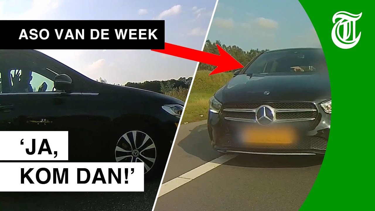 Bestuurder uitgedaagd tijdens verkeersruzie: ‘Rij nou maar door!’ - ASO VAN DE WEEK