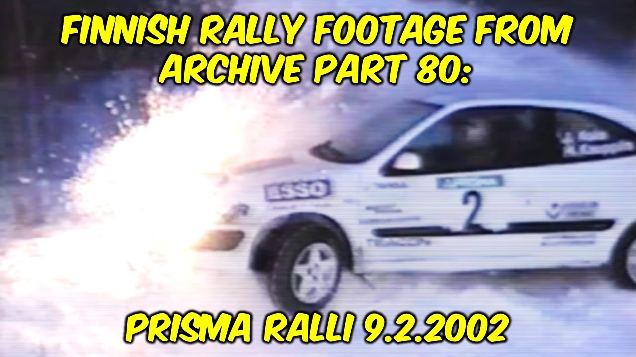 Finnish rally footage from archive part 80: Prisma Ralli 9.2.2002