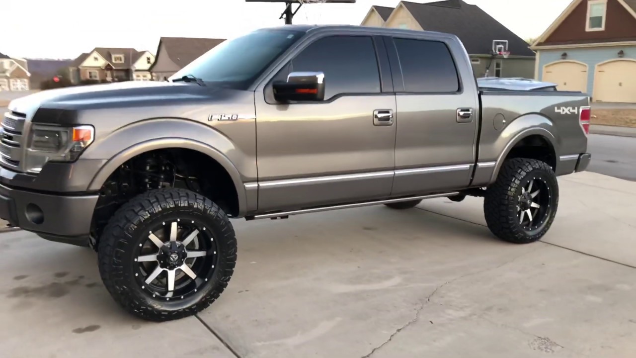 Ford F-150  Rough Country Suspension Lift and Wheel and Tire set up. BEST SET UP FOR F-150