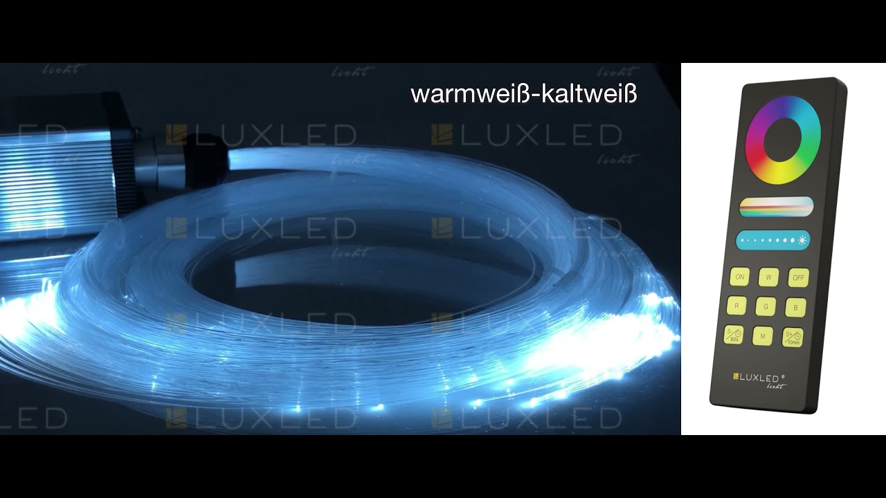 LED RGB Lichtprojektor LGC8315 (RGB + Farbwechsel und warmwei&szlig; 2700k bis kaltwei&szlig; 6000K verstellbar)