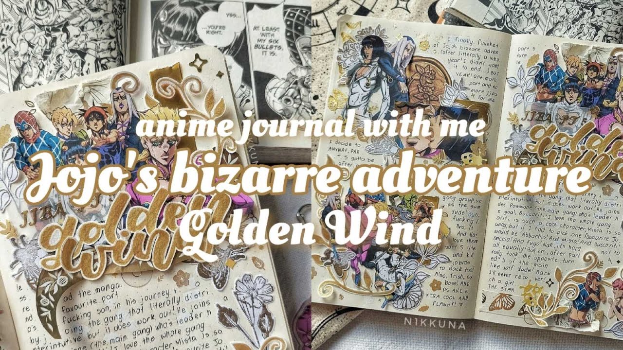 Golden Wind is THE gayest Jojo's bizarre adventure part | anime journal with me 🍃