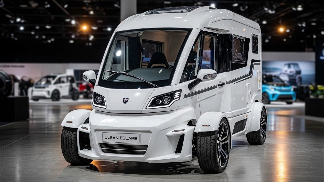 2026 Urban Escape Camper Trike: La Mini Casa Rodante del Futuro sobre Tres Ruedas 🚲🏕️