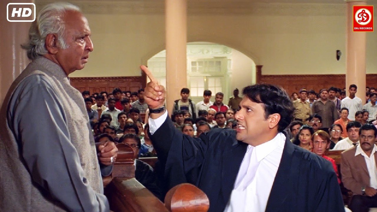 मैं तो मरूंगा ही लेकिन तुझे साथ लेकर मरूंगा बुड्ढे तब देखिये क्या हुआ ... Govinda Best Court Scenes