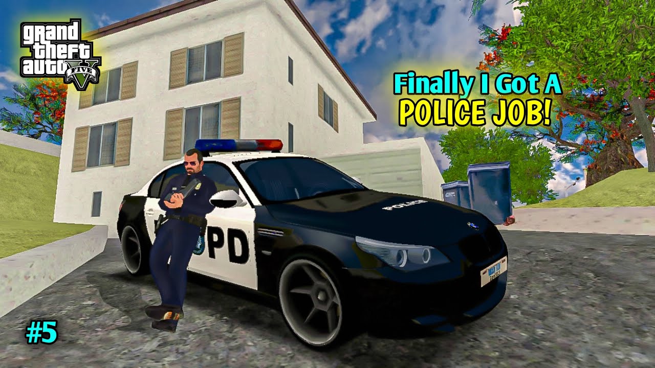 I BECOME POLICE-MAN TO DO CRIMES in gta 5 real life!🔥#5