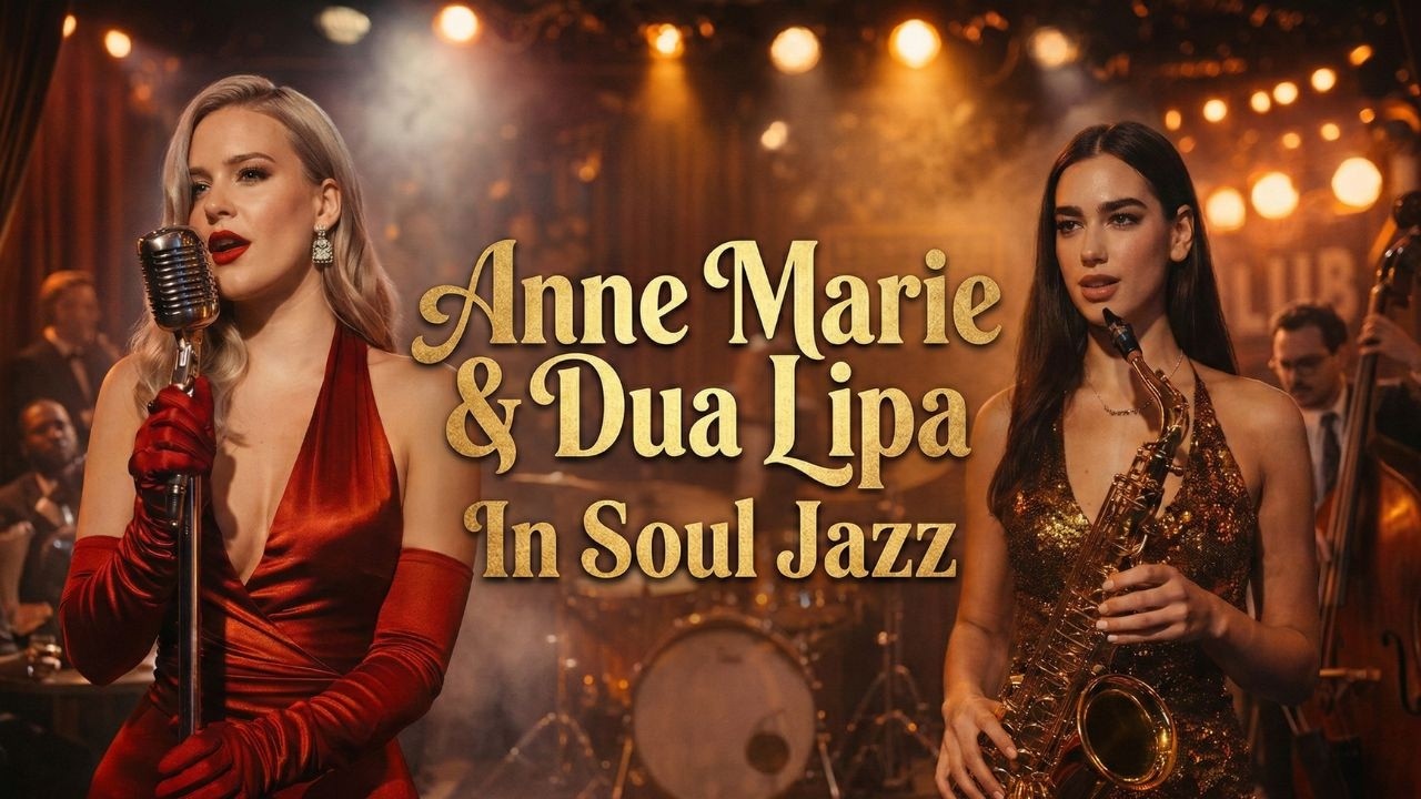 Anne Marie & Dua Lipa Top Songs - 2002, Rockabye, Levitating, Physical, & More - Soul Jazz Cover