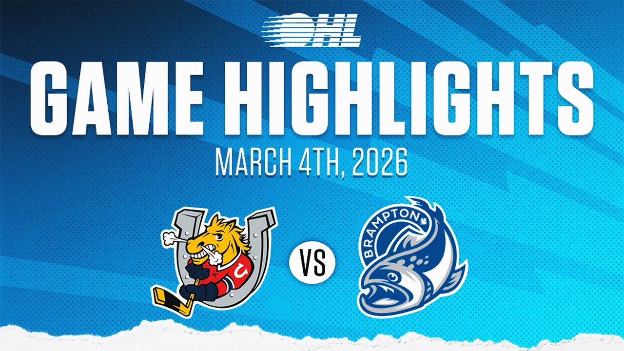OHL Highlights: Barrie Colts @ Brampton Steelheads Mar. 4, 2026