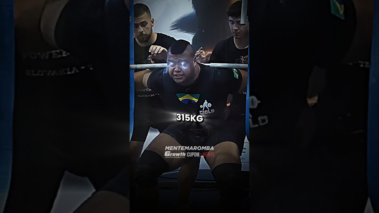 Bitelo aqueceu com peso de competi&ccedil;&atilde;o dos seus advers&aacute;rios #maromba #powerlifter #bitelo