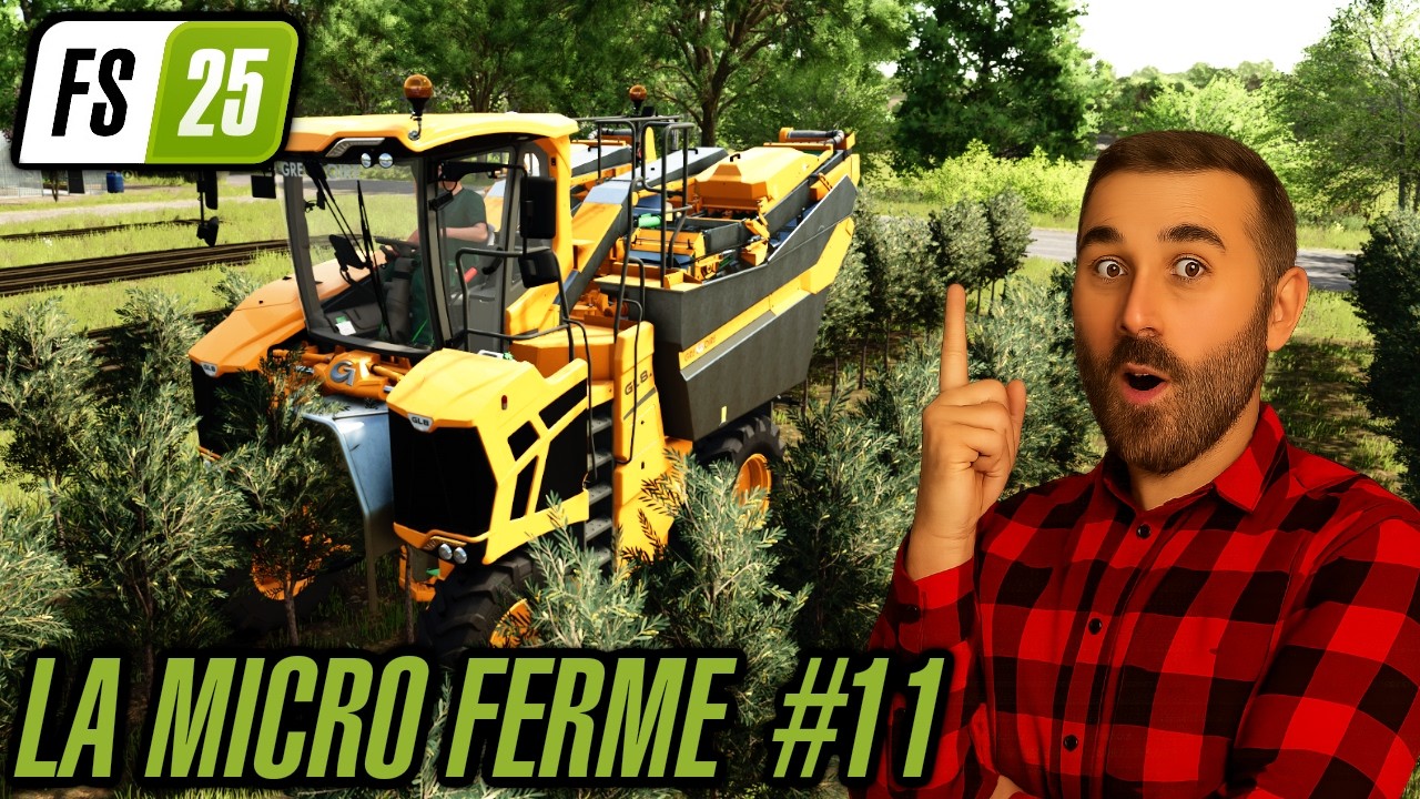 FS25 - Grosse avancée : olives, légumes, ventes & installation du raisin ! – Micro-Ferme #11