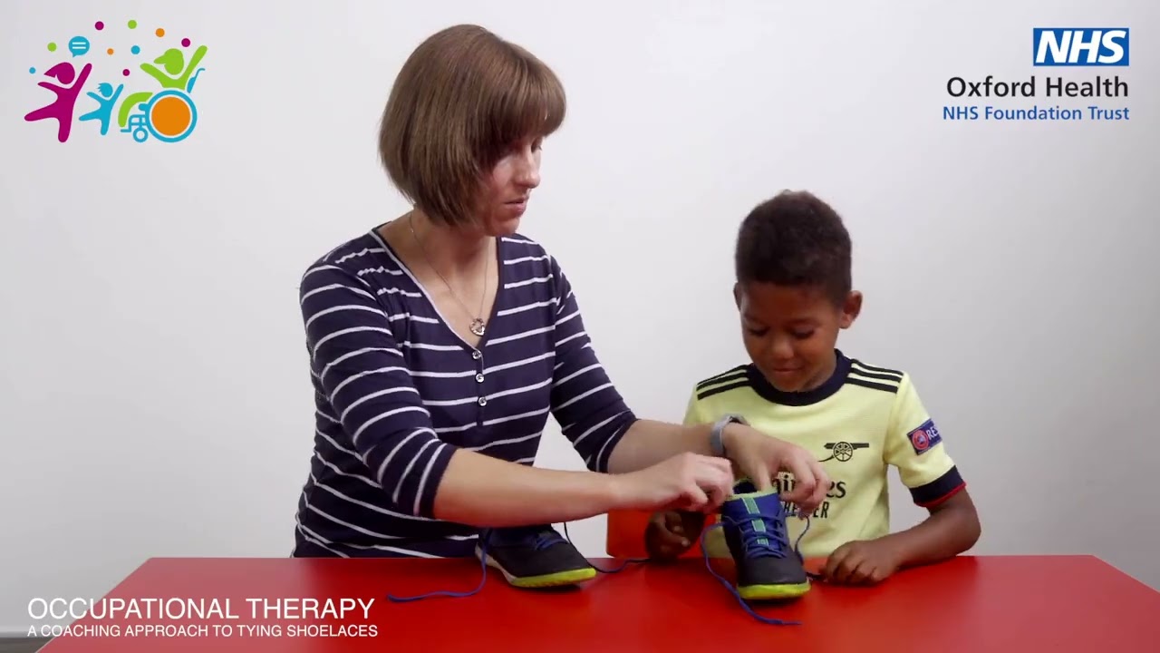 Children's Occupational Therapy: A coaching approach to tying shoe laces