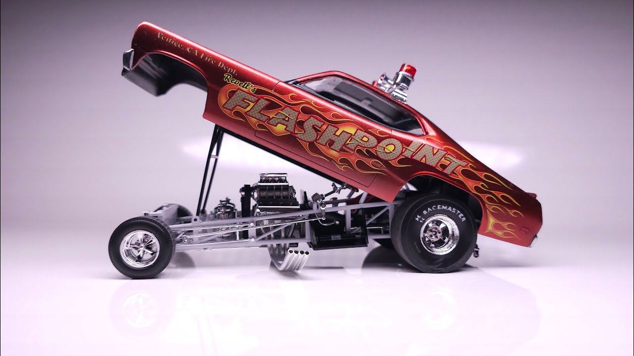 Revell Plymouth Duster Funny Car 14528 How to build a scale model car full build drag racer car 1/24