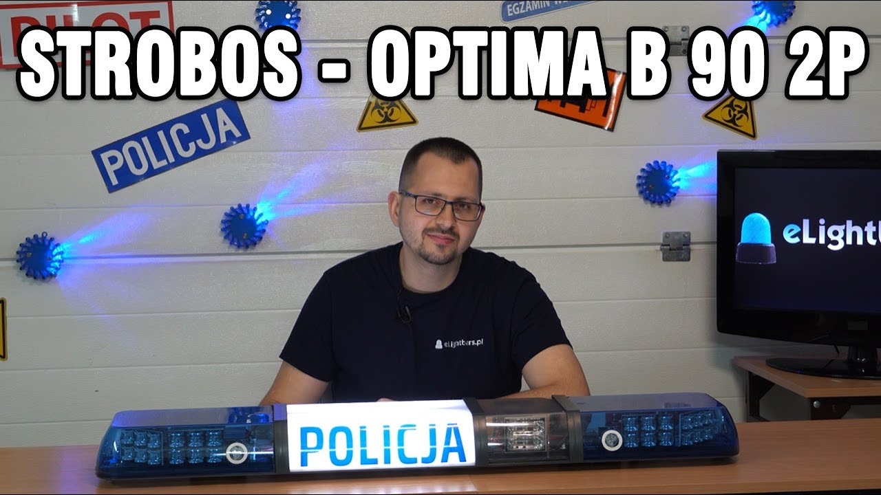 STROBOS Optima B 90 2P - prezentacja lampy zespolonej (odc.2) - eLightbars.pl