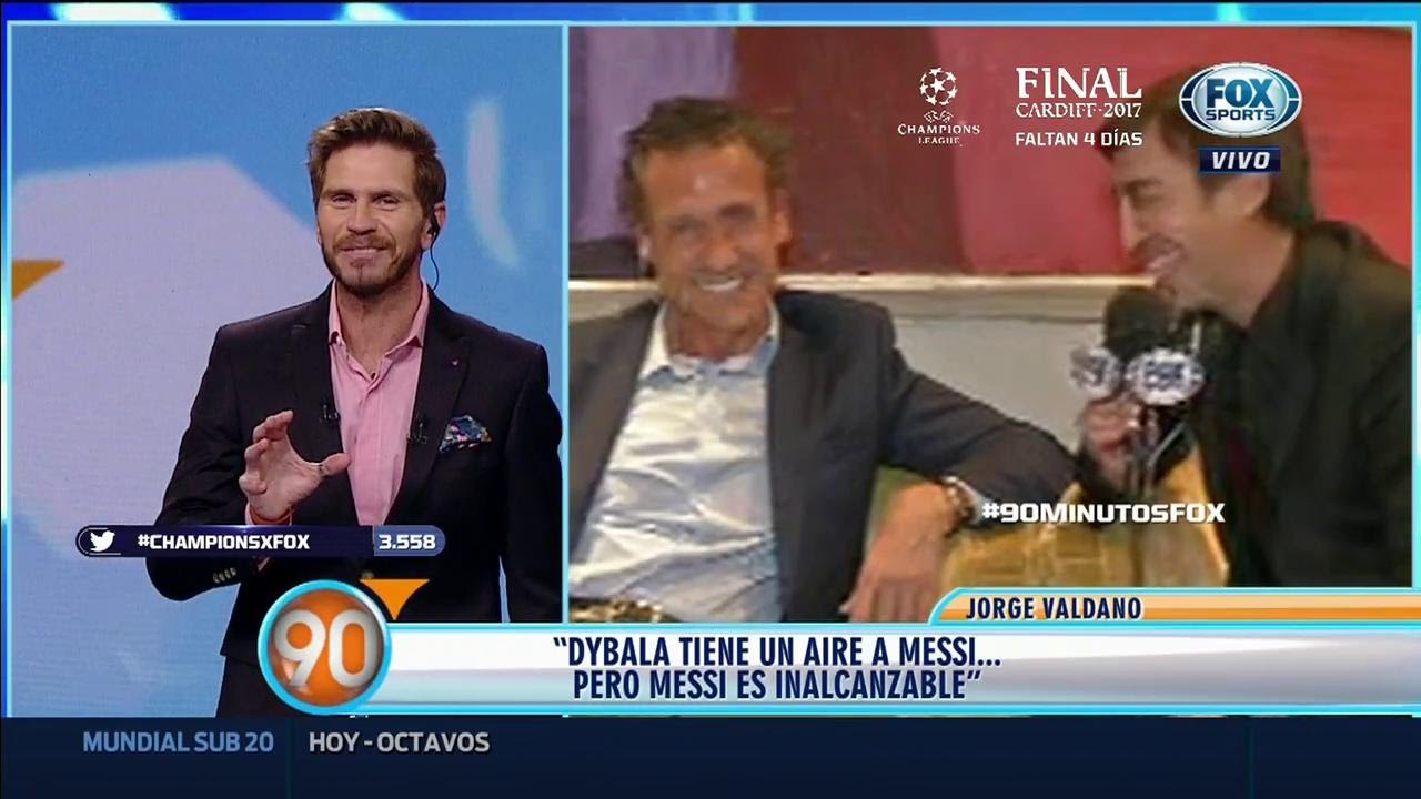 Mira el increíble cruce entre Ruggeri y Valdano