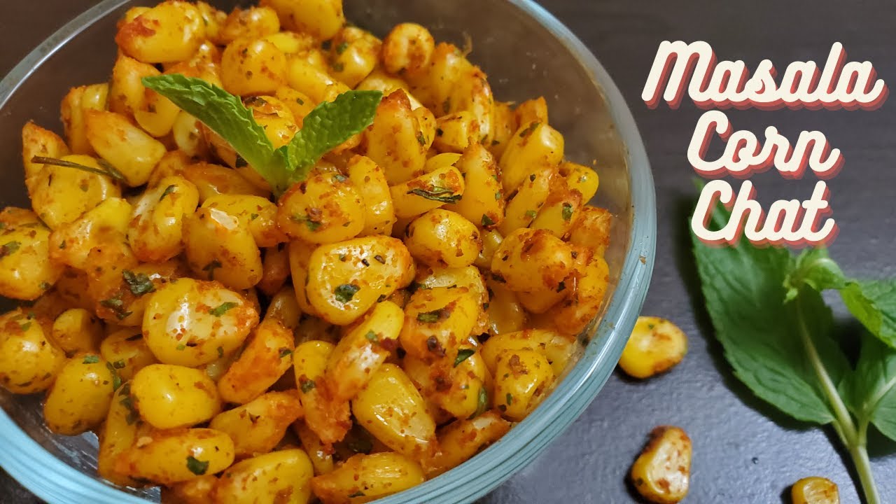 Masala Corn Chat / Indian Street Food Style / Try this recipe; you will love it /Healthy and Yummy!