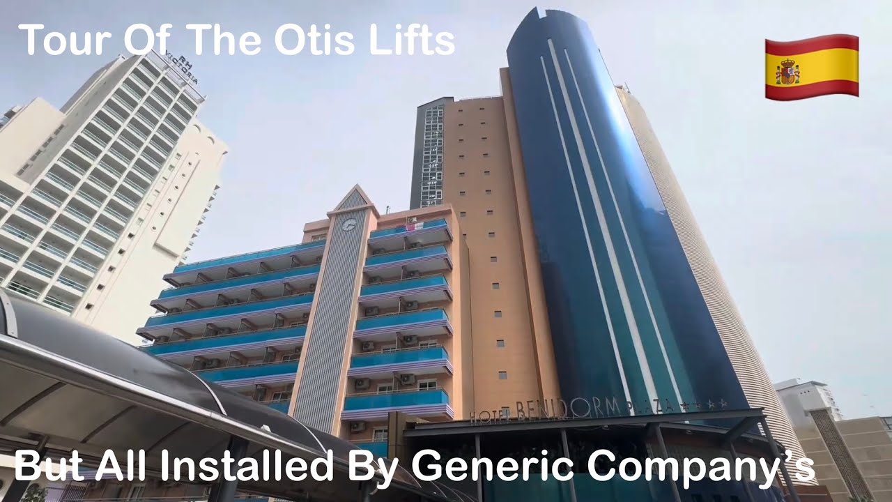 Tour Of The Otis Lifts - Hotel Benidorm Plaza In Benidorm, Spain
