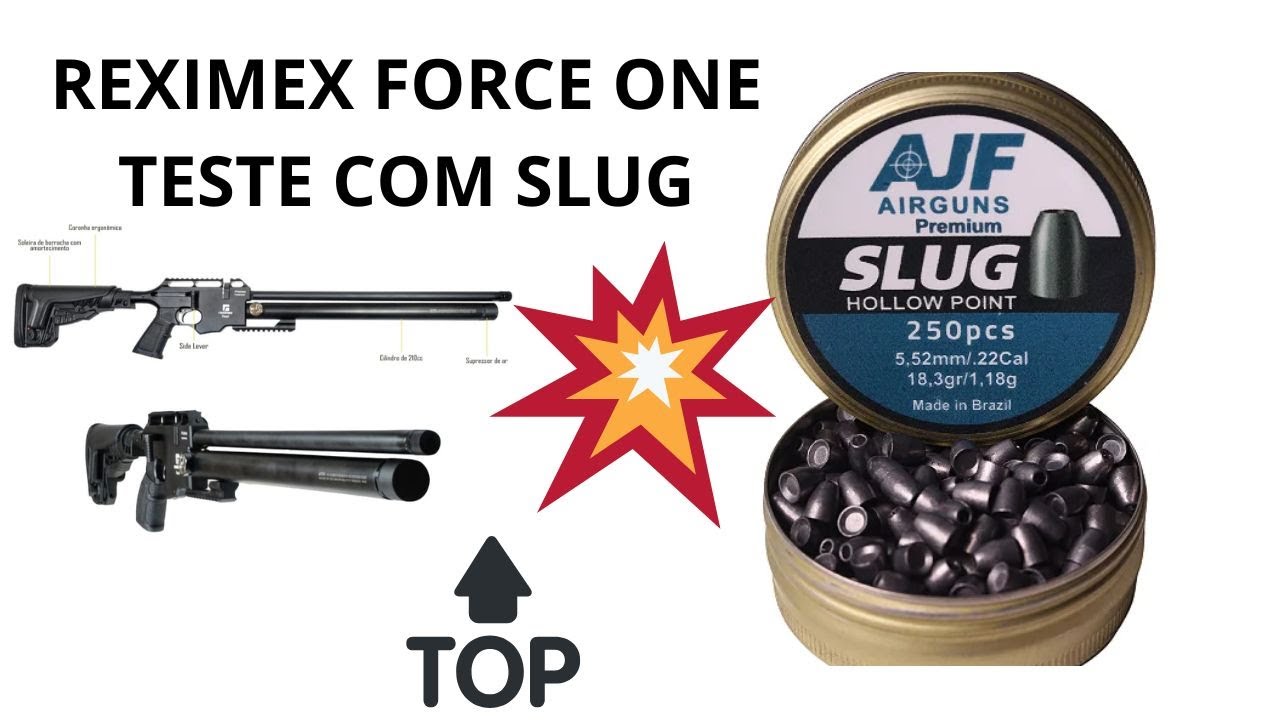 REXIMEX FORCE ONE vs SLUG AJF AIRGUNS
