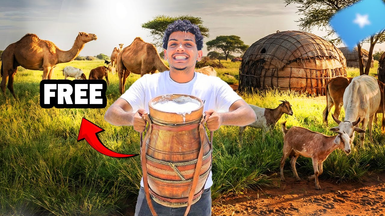 A Day with Somali Nomads 🇸🇴🌿 | Calm Village Life, Camel Milk & Real Culture #anwarvlogs