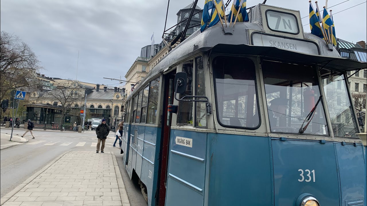 Sp&aring;rvagnar p&aring; Djurg&aring;rdslinjen
