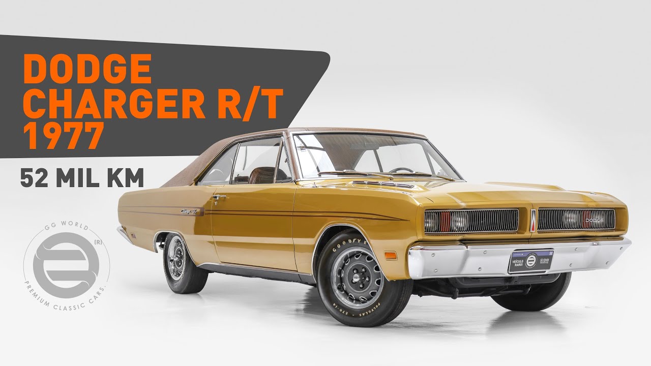 DODGE CHARGER R/T 1977-INCRÍVEIS 52.300KM🏆