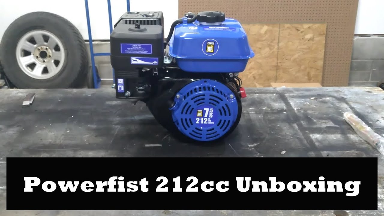 Powerfist 212cc Engine Unboxing