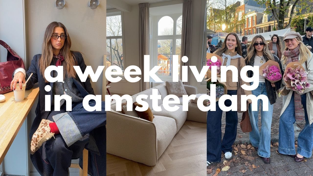 amsterdam vlog I week in my life, amsterdam hotspots, family visits & more