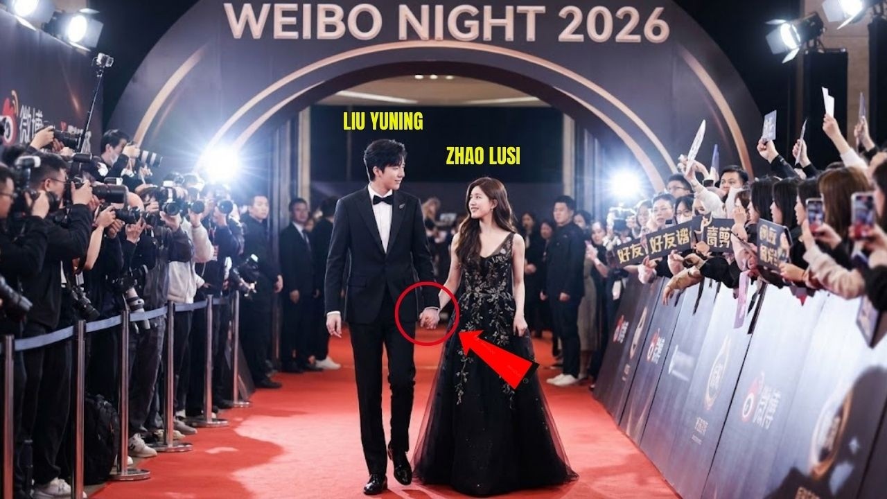 5 минут назад! Лю Юнин и Чжао Луси появились вместе на красной дорожке Weibo Night, фанаты в восторг