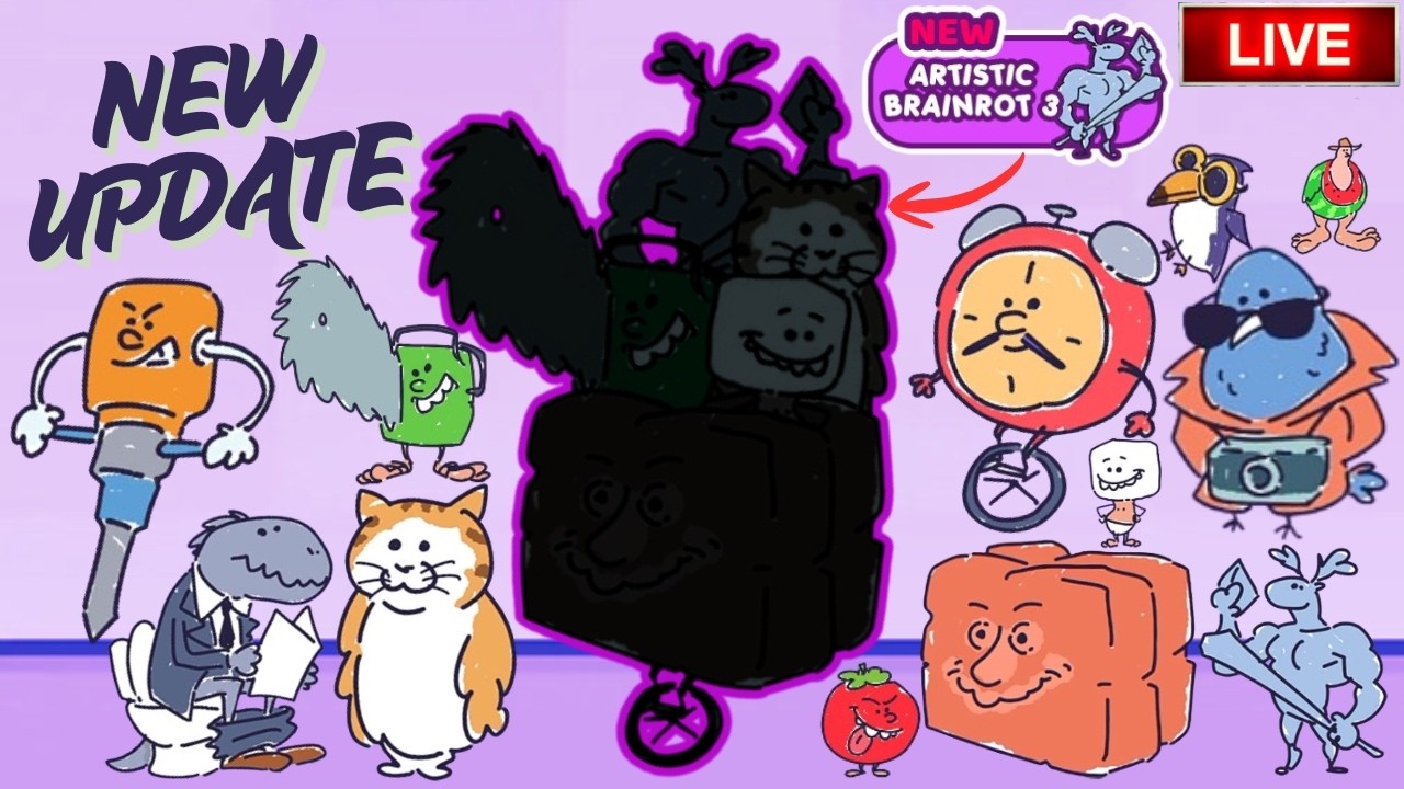 Merge Fellas Artistic Brainrot 3 ⁉️ NEW UPDATE ❄️ Reaching Max Level-The Ultimate Gameplay