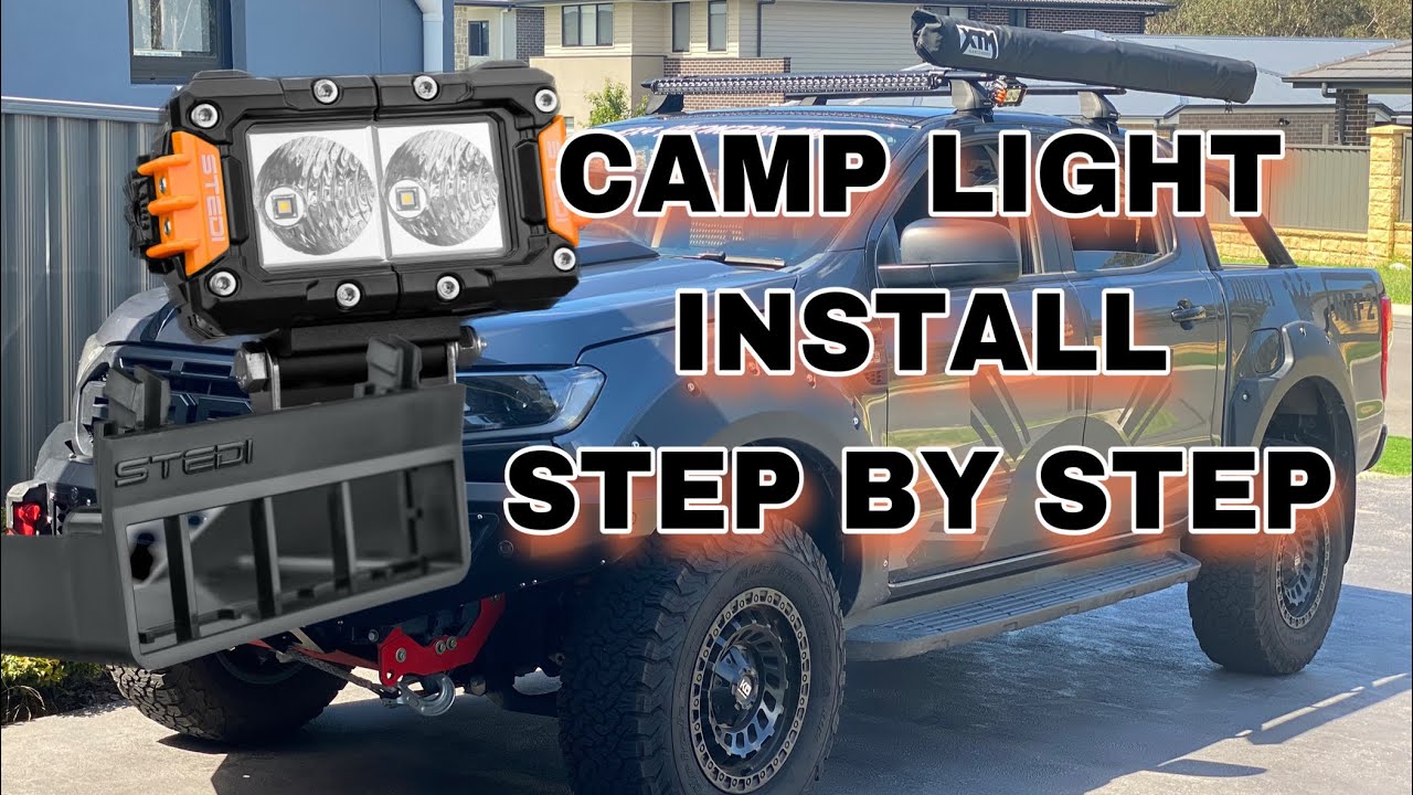 КАК РАБОТАТЬ С STEDI - Установка светодиодного рабочего освещения на Ford Ranger Mods